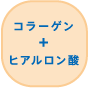 コラーゲン+ヒアルロン酸