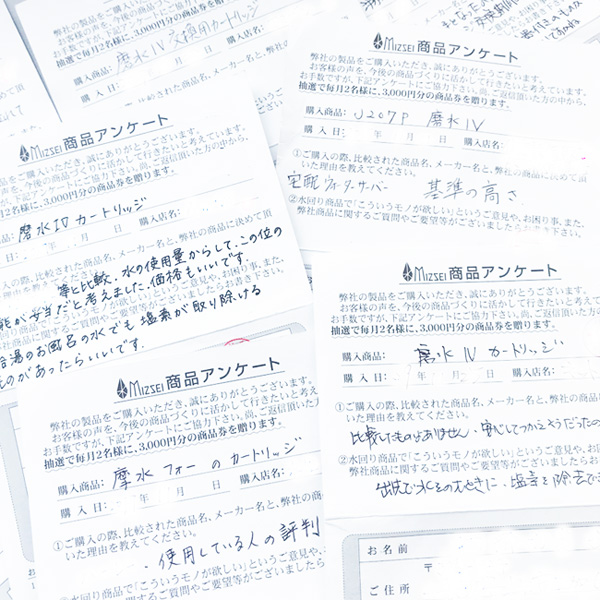 アンケートはがき