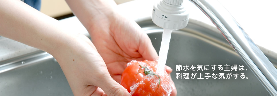 節水を気にする主婦は、料理が上手な気がする。