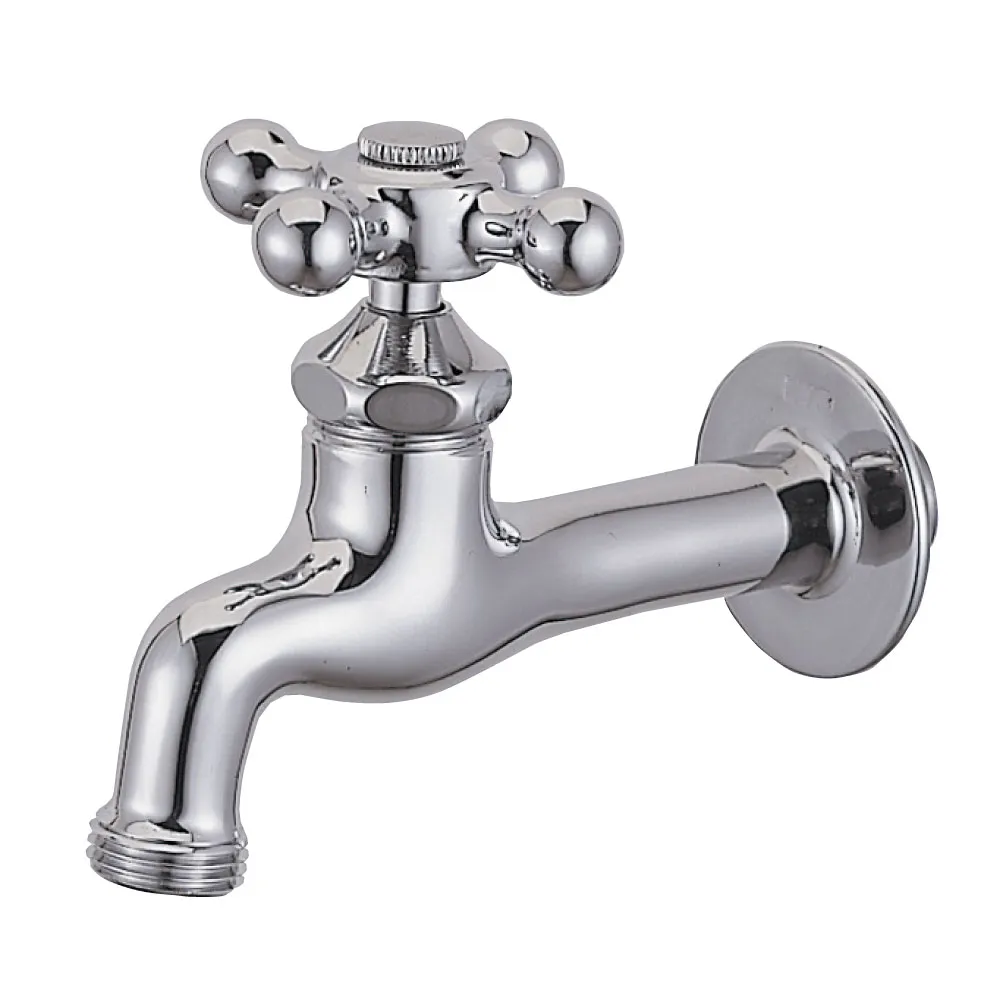 外水栓 胴長横水栓（クロスハンドル・メッキ） | 商品情報｜水生活製作所