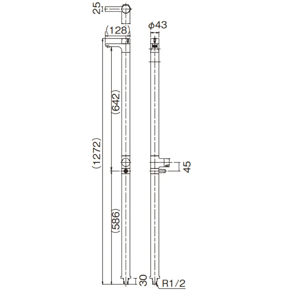 水栓柱リベルタⅡ（ブラック） | 商品情報｜水生活製作所
