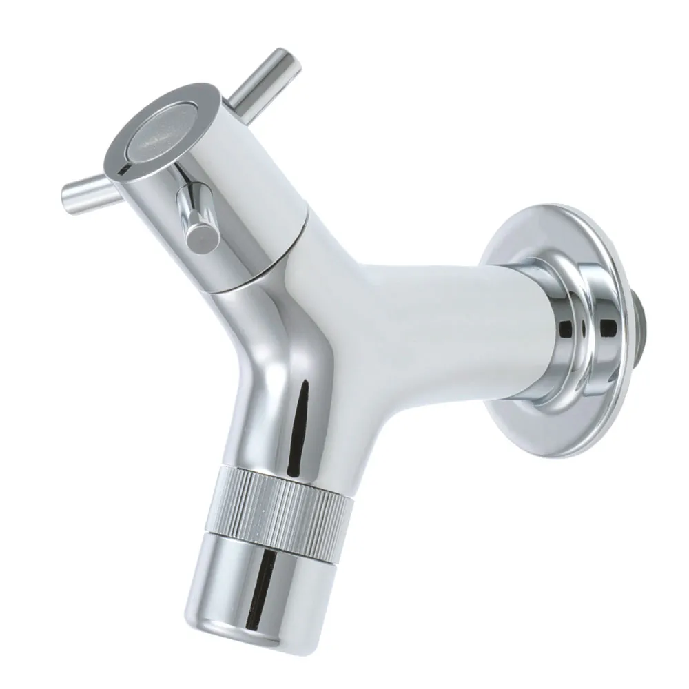 クロームメッキ L字型水栓 1/2インチ クロームメッキ L字型水栓 1/2インチ