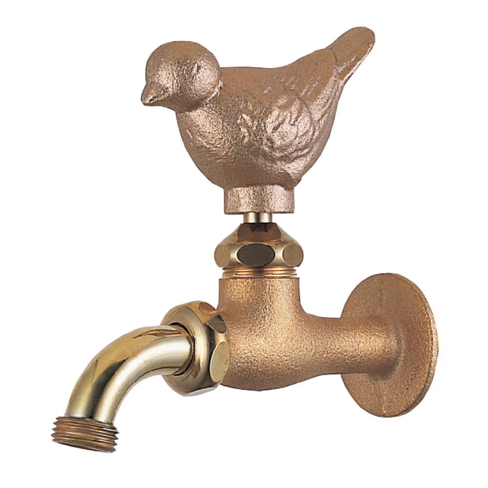 万能ホーム胴長水栓(スズメ)鋳肌 BHD13-SP_画像