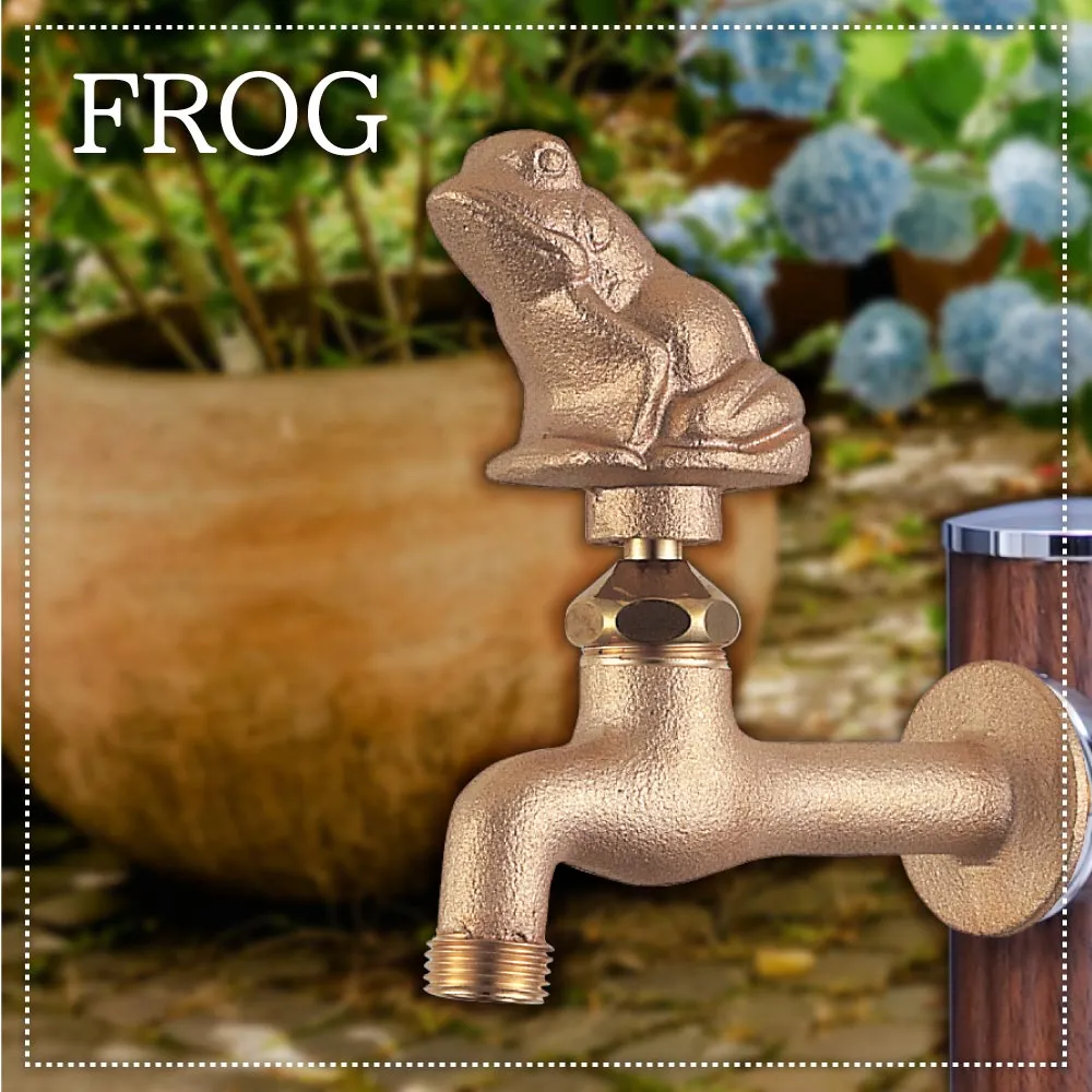 水生活製作所の外水栓「胴長横水栓（カエル・鋳肌） DN13-FR」_施工イメージ画像