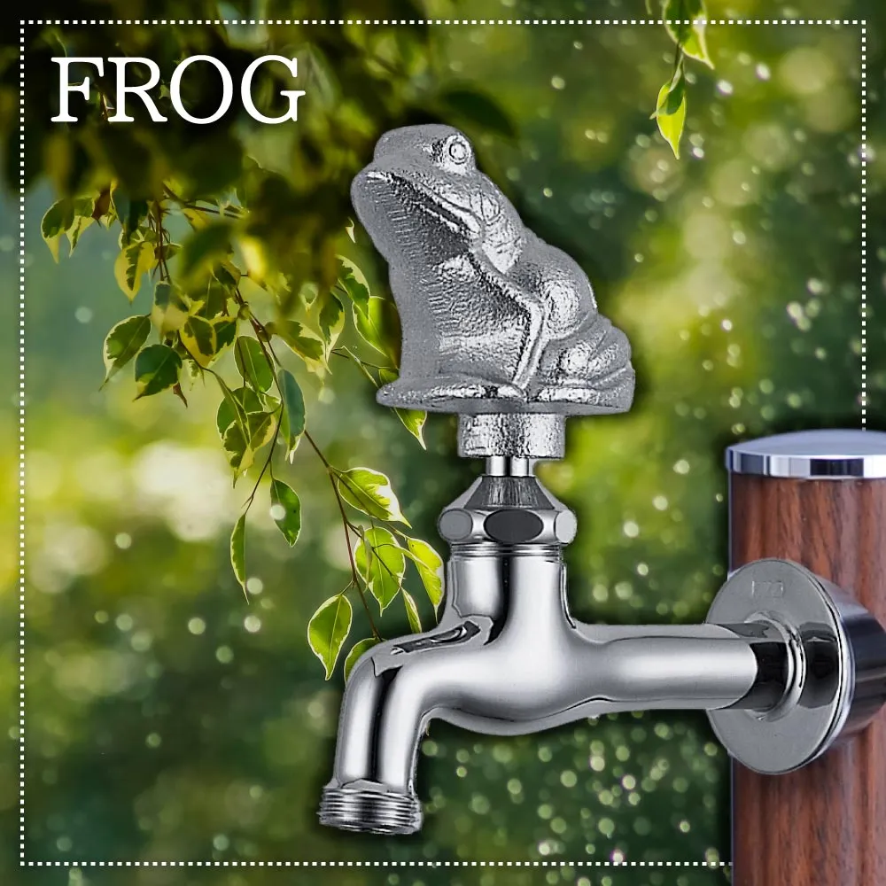 水生活製作所の外水栓「胴長横水栓（カエル・メッキ） DN13-FRM」_施工イメージ画像