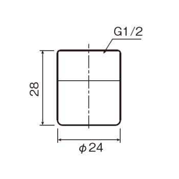 泡沫アダプター G206AD_図面