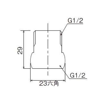 浄水器専用水栓逆止弁セット G5-S_寸法図面