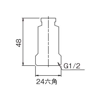 逆止弁セット G7-S_寸法図面