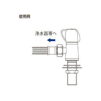 立形専用水栓 BP205TS-HH_使用例