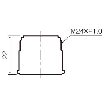 アダプターM24×1.0 AD3_寸法図面