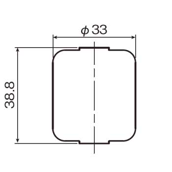 メンダー G208-3055_寸法図面