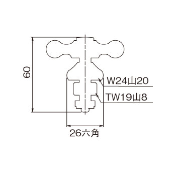 規格上部（クロスハンドル） 蛇口部品 | 商品情報｜水生活製作所