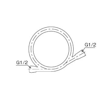 シャワーホース図面