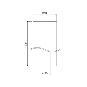 業務用　活性炭フィルターFL-C_寸法図面