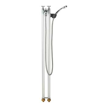 2管式湯水混合水栓柱（シャワー付き）