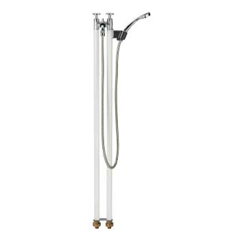 2管式湯水混合水栓柱（シャワー付き）