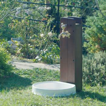 カントリー「ウッド水栓柱」セット GS-C1_画像