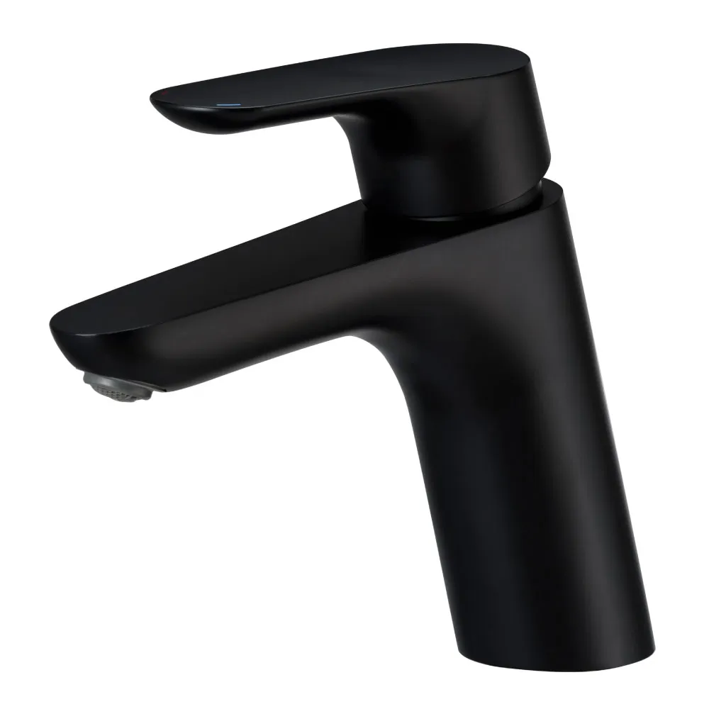 手洗混合水栓162型ポップアップ無(ブラック) TK16NS-B_画像